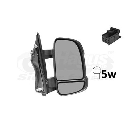 Rétroviseur éléctrique complet droit