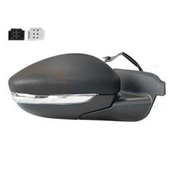 Rétroviseur éléctrique complet droit