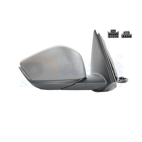 Rétroviseur éléctrique complet droit 8pin chauffant primer avec sonde de température