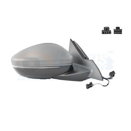 Rétroviseur éléctrique complet droit