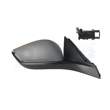 Rétroviseur éléctrique complet droit 8pin chauffant primer avec sonde de température