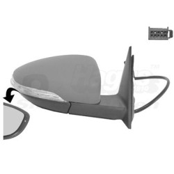 Rétroviseur éléctrique complet droit