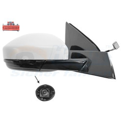 Rétroviseur éléctrique complet droit