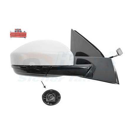 Rétroviseur éléctrique complet droit