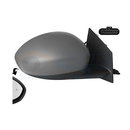 Rétroviseur éléctrique complet droit 8pin chauffant primer side assist avec sonde de température