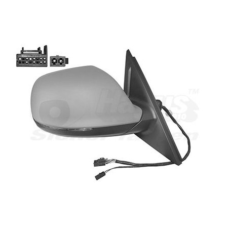 Rétroviseur éléctrique complet droit