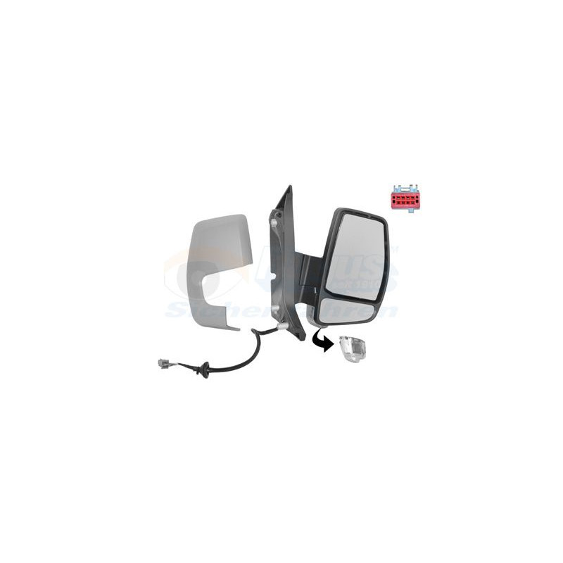Rétroviseur éléctrique complet droit
