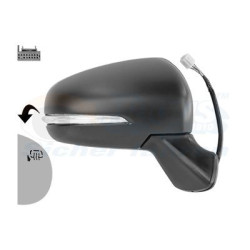 Rétroviseur éléctrique complet droit