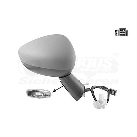 Rétroviseur éléctrique complet droit