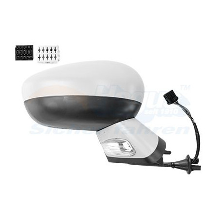 Rétroviseur éléctrique complet droit