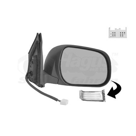 Rétroviseur éléctrique complet droit