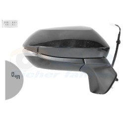 Rétroviseur éléctrique complet droit