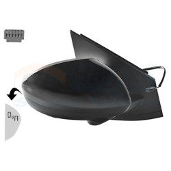 Rétroviseur éléctrique complet droit