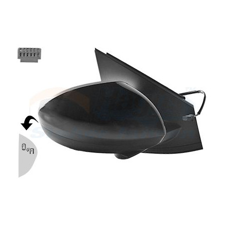 Rétroviseur éléctrique complet droit