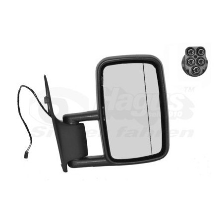 Rétroviseur éléctrique complet droit