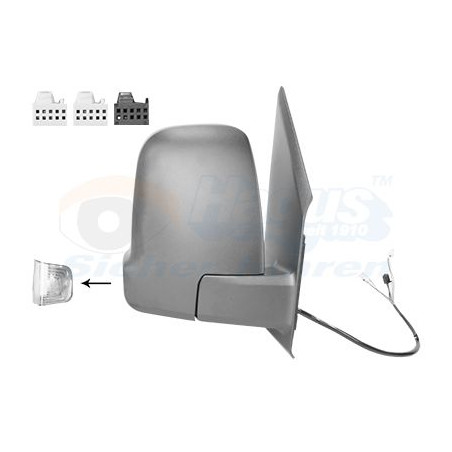 Rétroviseur éléctrique complet droit