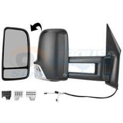 Rétroviseur éléctrique complet droit