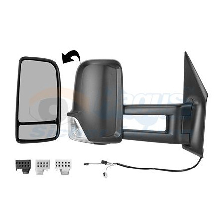 Rétroviseur éléctrique complet droit