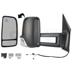 Rétroviseur éléctrique complet droit