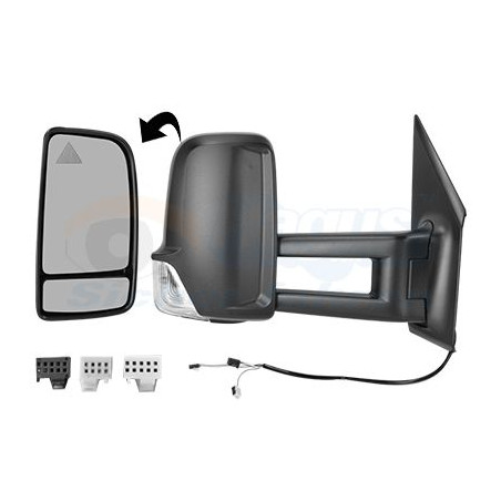 Rétroviseur éléctrique complet droit