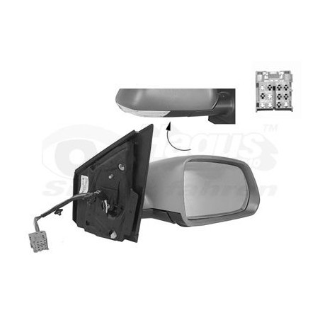 Rétroviseur éléctrique complet droit