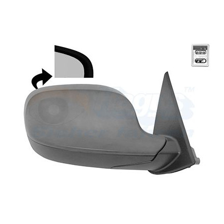 Rétroviseur éléctrique complet droit