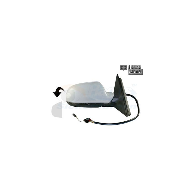 Rétroviseur éléctrique complet droit