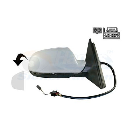 Rétroviseur éléctrique complet droit