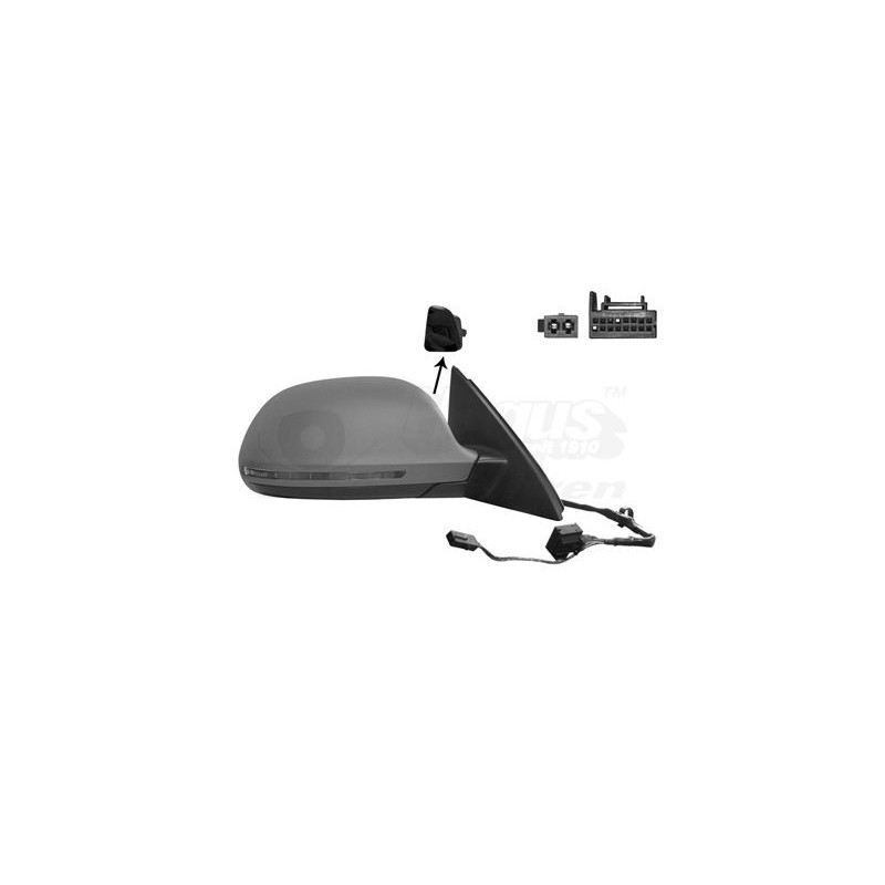 Rétroviseur éléctrique complet droit