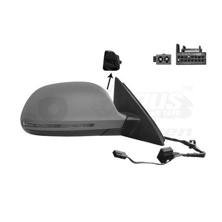 Rétroviseur éléctrique complet droit