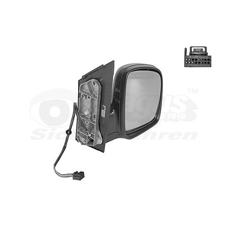 Rétroviseur éléctrique complet droit