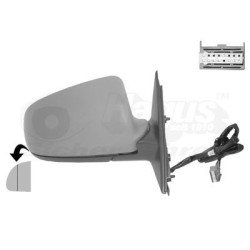 Rétroviseur éléctrique complet droit