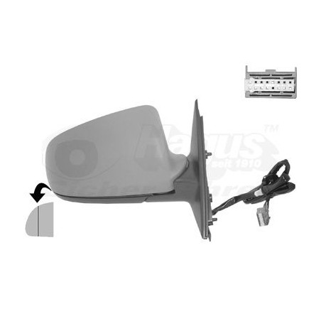 Rétroviseur éléctrique complet droit