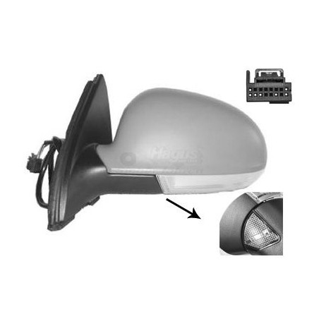 Rétroviseur éléctrique complet droit