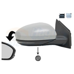 Rétroviseur éléctrique complet droit