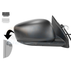 Rétroviseur éléctrique complet droit