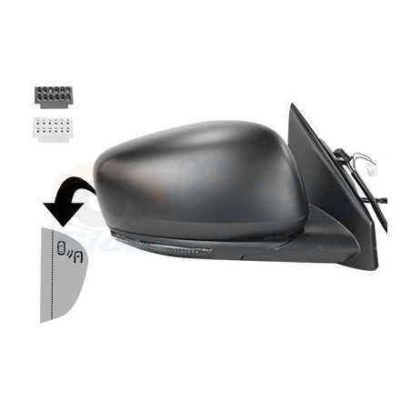 Rétroviseur éléctrique complet droit