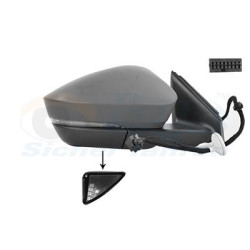 Rétroviseur éléctrique complet droit
