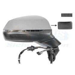 Rétroviseur éléctrique complet droit