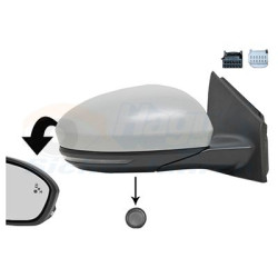 Rétroviseur éléctrique complet droit