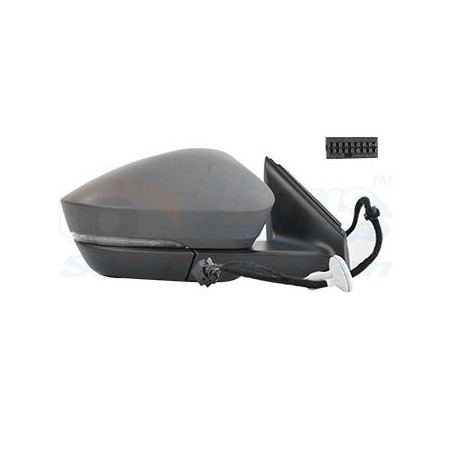 Rétroviseur éléctrique complet droit