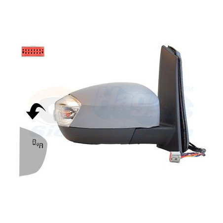 Rétroviseur éléctrique complet droit