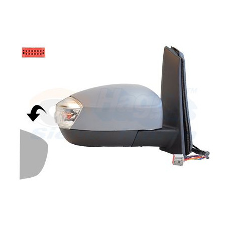 Rétroviseur éléctrique complet droit