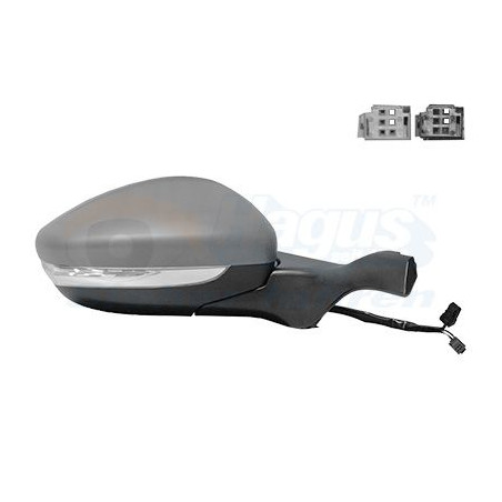 Rétroviseur éléctrique complet droit
