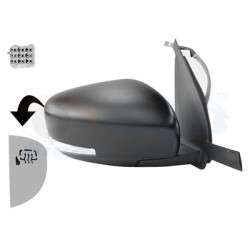 Rétroviseur éléctrique complet droit