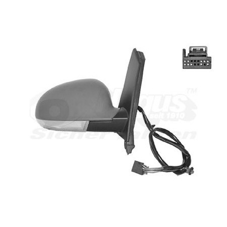 Rétroviseur éléctrique complet droit