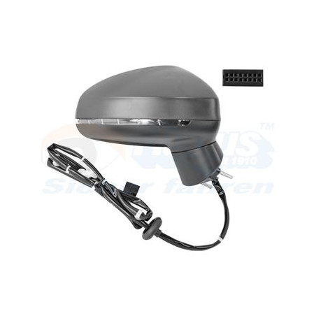 Rétroviseur éléctrique complet droit