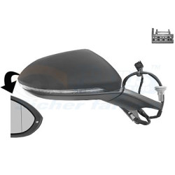 Rétroviseur éléctrique complet droit