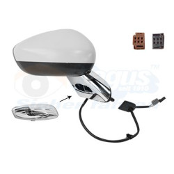 Rétroviseur éléctrique complet droit