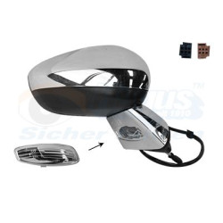 Rétroviseur éléctrique complet droit